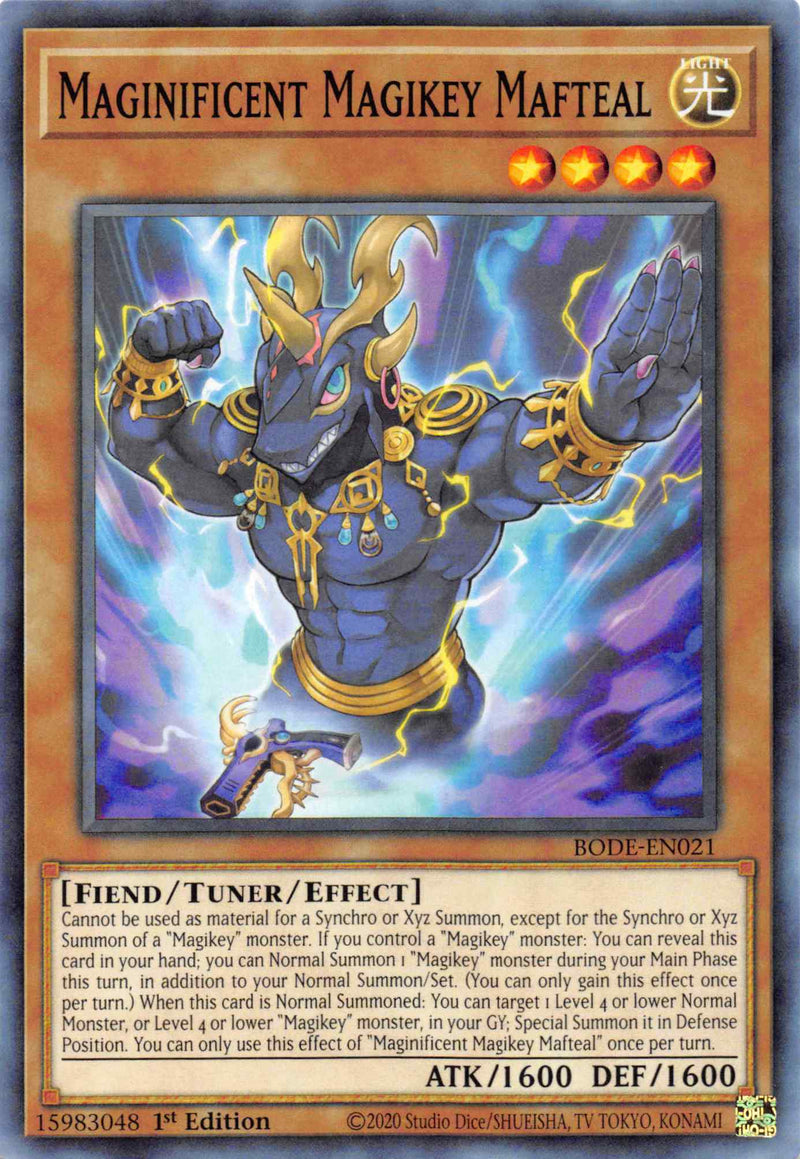 Magnífico Magikey Mafteal [BODE-EN021] Común 