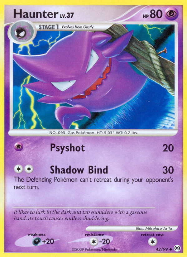 Haunter (42/99) [Platino: Arceus] 