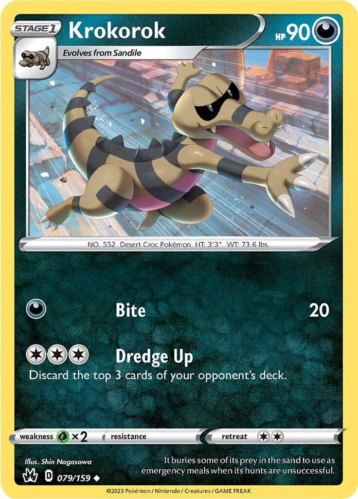 Krokorok (079/159) [Espada y escudo: Crown Zenith] 