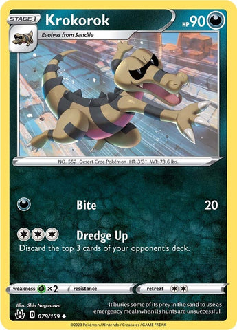 Krokorok (079/159) [Espada y escudo: Crown Zenith] 