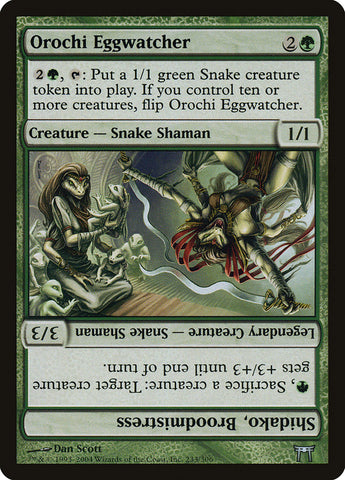 Orochi Eggwatcher // Shidako, Broodmistress [Campeones de Kamigawa] 