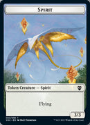 Espíritu (003) // Ficha de doble cara de tóptero [Innistrad: fichas de comandante del voto carmesí] 
