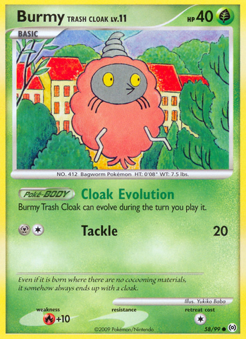 Capa de basura de Burmy (58/99) [Platino: Arceus] 