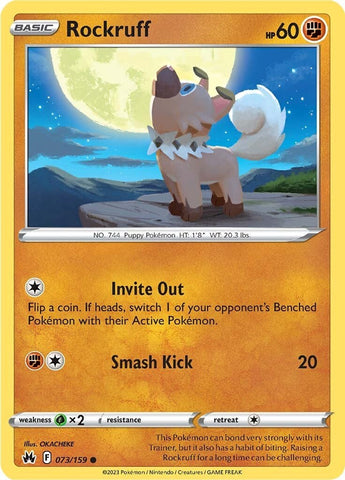 Rockruff (073/159) [Espada y escudo: Crown Zenith] 