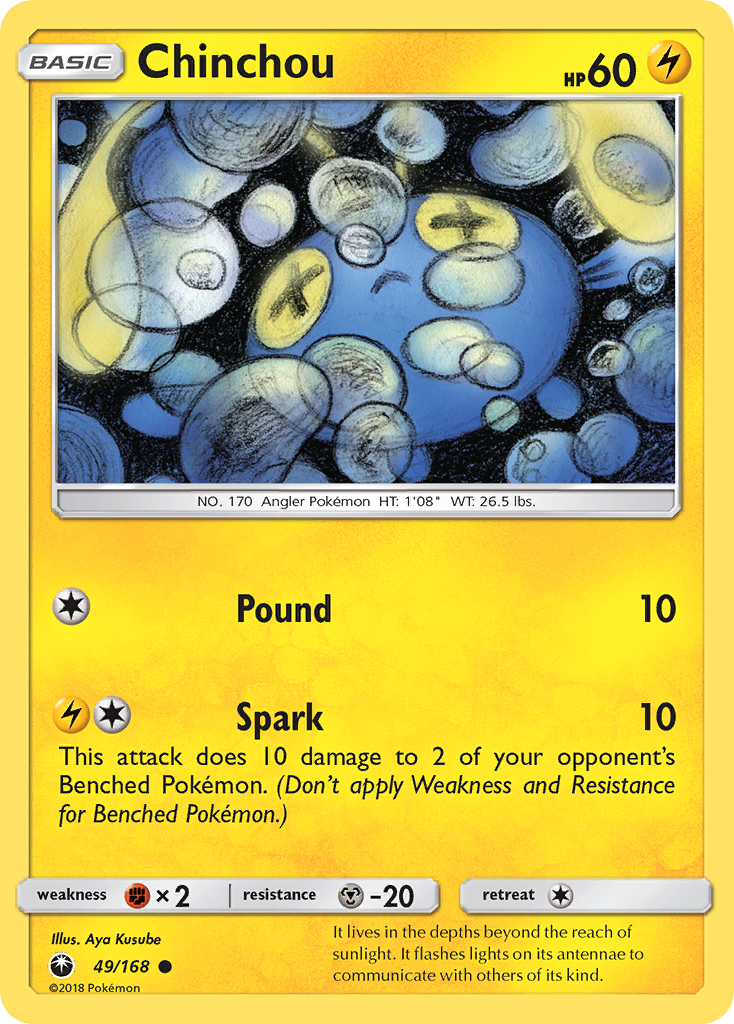 Chinchou (49/168) [Sol y Luna: Tormenta Celestial] 