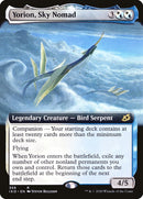Yorion, Sky Nomad (Arte extendido) [Ikoria: Guarida de gigantes] 