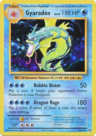 Gyarados (34/108) [XY: Evoluciones] 