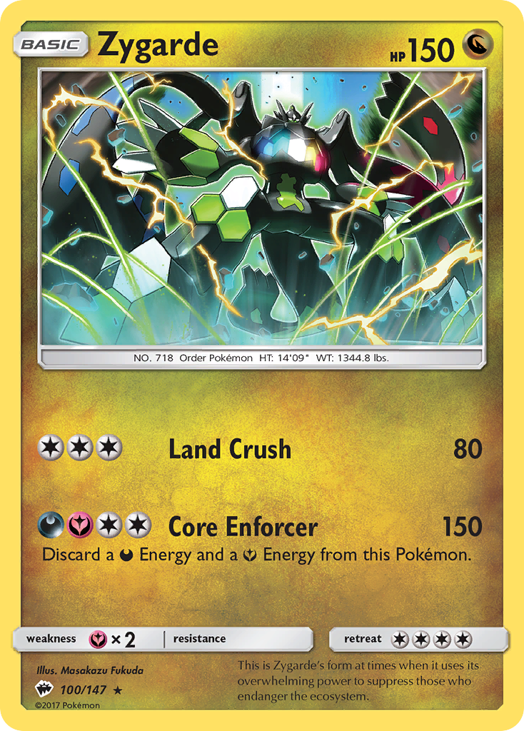 Zygarde (100/147) [Sol y Luna: Sombras ardientes] 