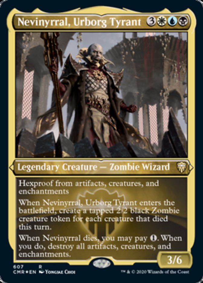 Nevinyrral, Tirano de Urborg (Grabado) [Commander Legends] 