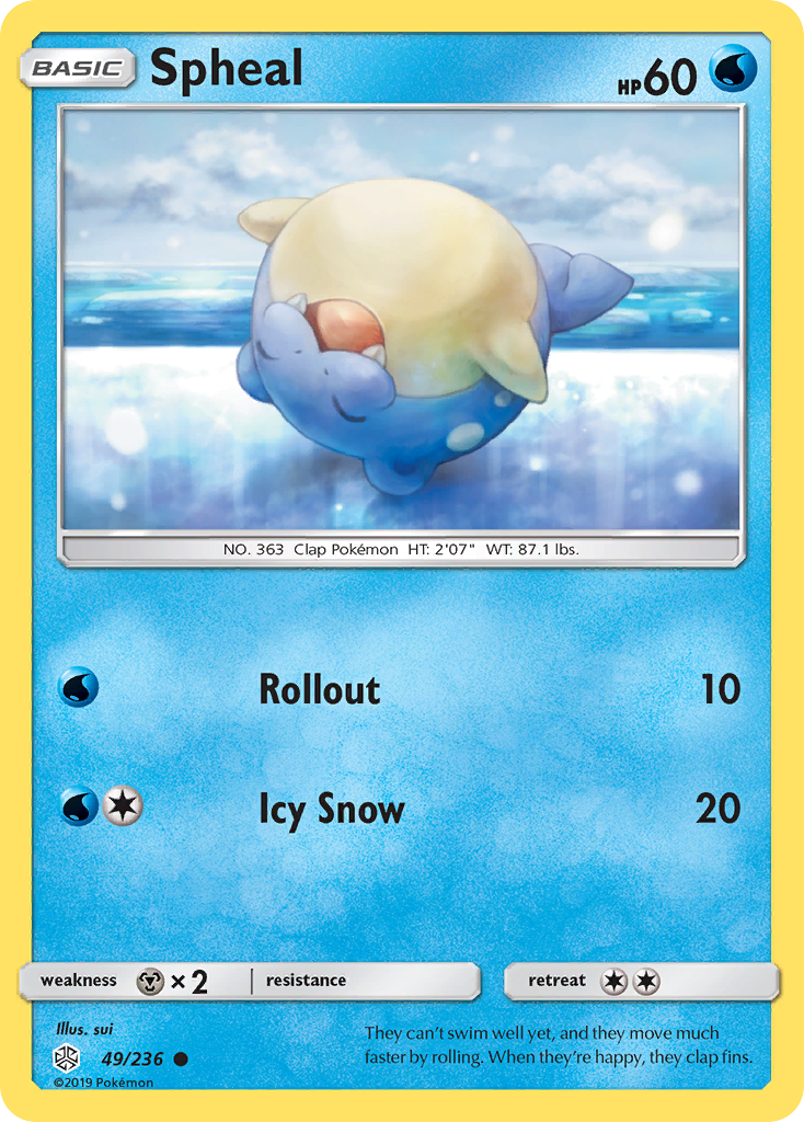 Spheal (49/236) [Sol y Luna: Eclipse cósmico] 