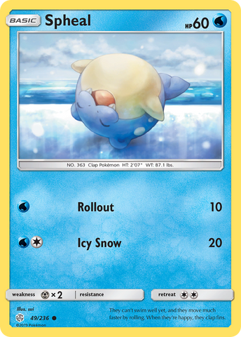 Spheal (49/236) [Sol y Luna: Eclipse cósmico] 