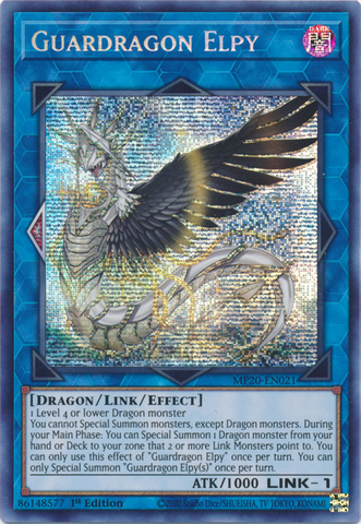 Guardragon Elpy [MP20-EN021] Secreto Prismático Raro 