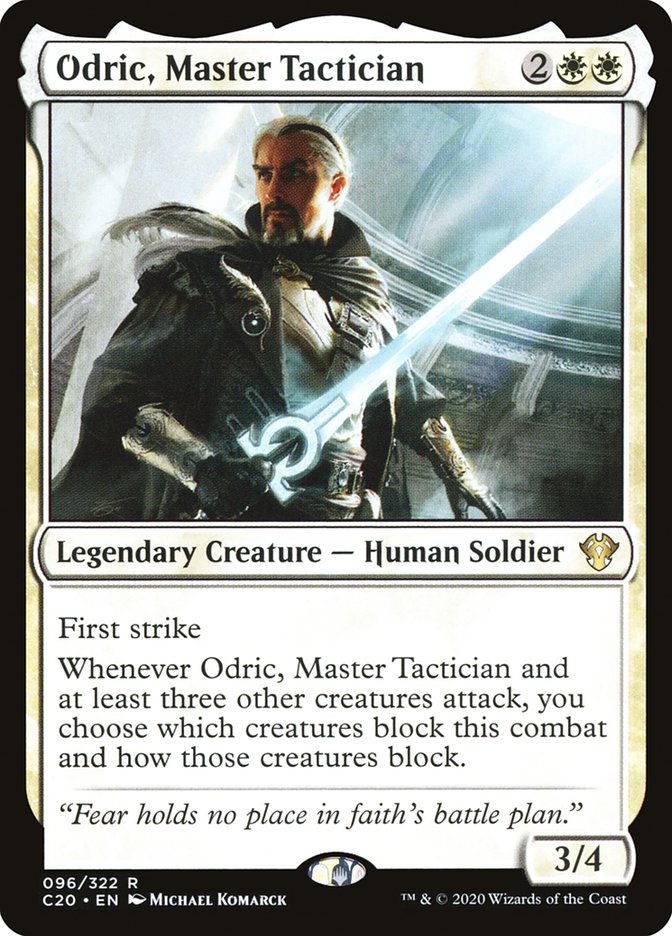 Odric, maestro táctico [Comandante 2020] 
