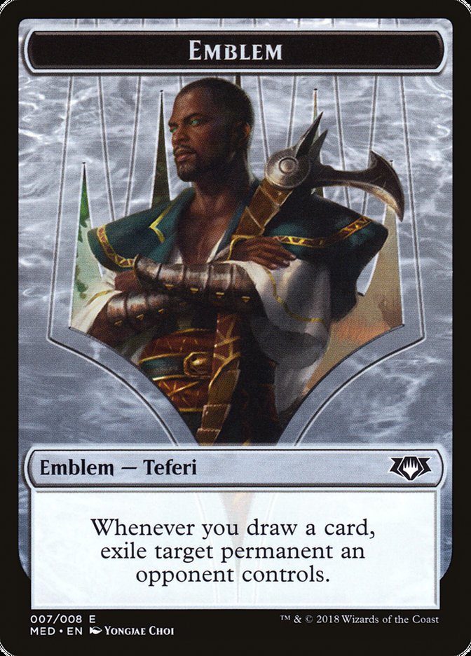 Emblema de Teferi, héroe de Dominaria [Fichas de edición mítica] 