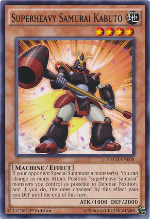 Samurai superpesado Kabuto [NECH-EN008] Común 
