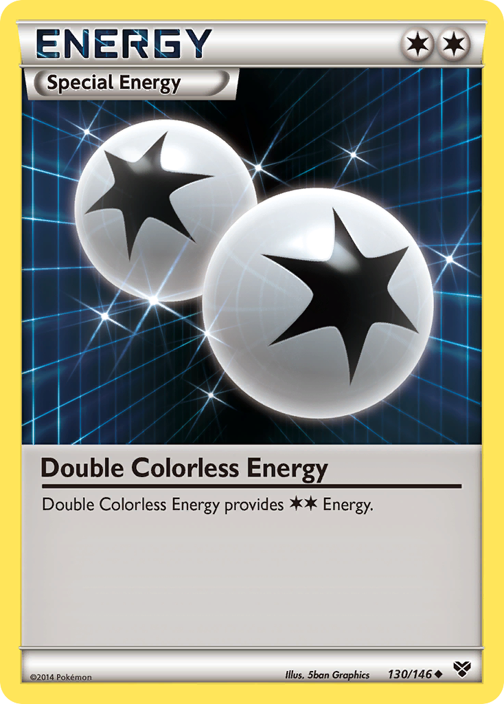 Energía doble incolora (130/146) [XY: Conjunto básico] 
