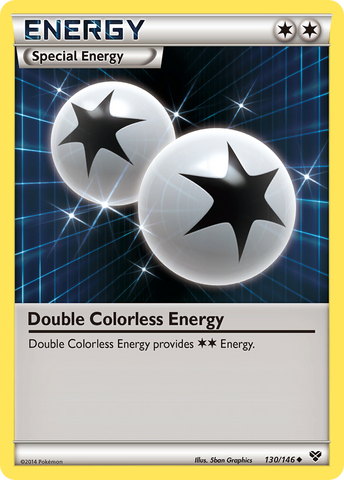 Energía doble incolora (130/146) [XY: Conjunto básico] 