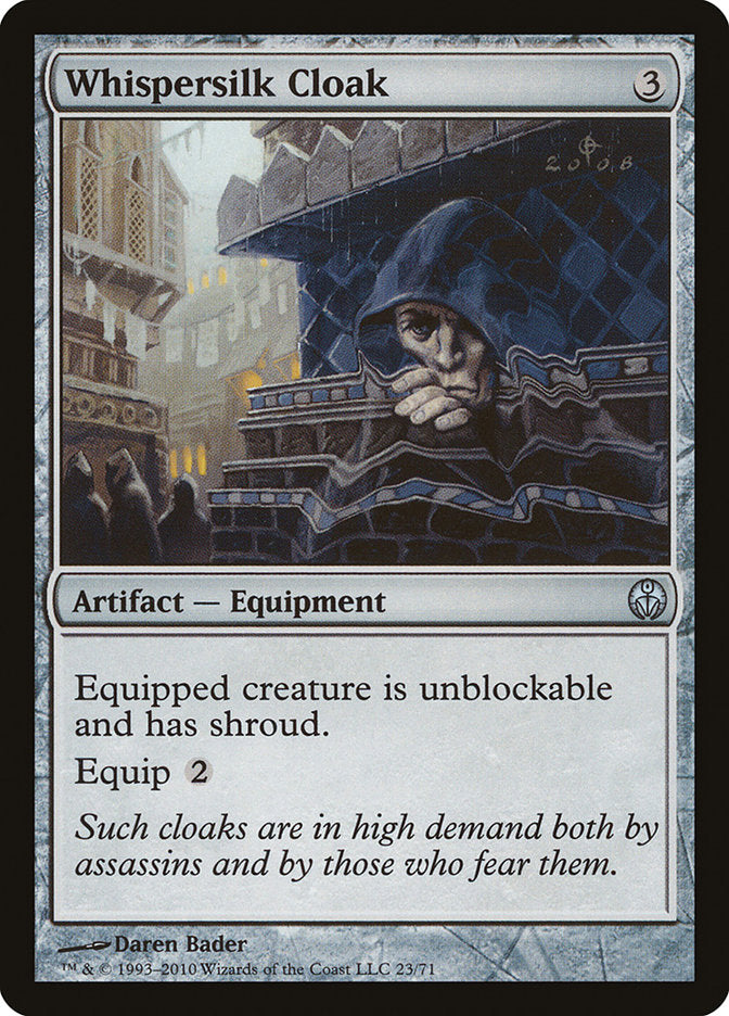 Capa de seda susurrante [Mazos de duelo: Phyrexia contra la Coalición] 