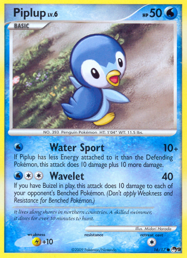 Piplup (16/17) [Serie POP 9] 