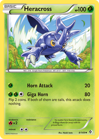 Heracross (8/149) [Blanco y negro: Límites cruzados] 