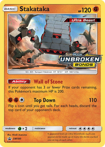 Stakataka (SM180) [Sol y Luna: Promociones de Black Star] 