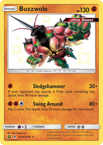 Buzzwole (SV24/SV94) [Sol y Luna: Destinos Ocultos - Bóveda Brillante] 