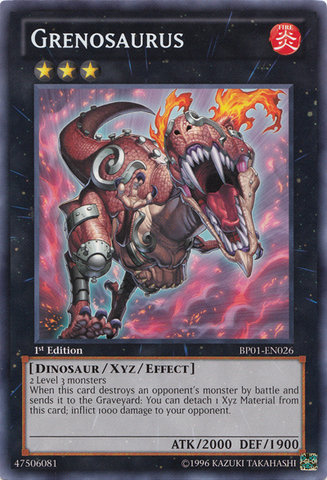 Grenosaurio [BP01-EN026] Raro 