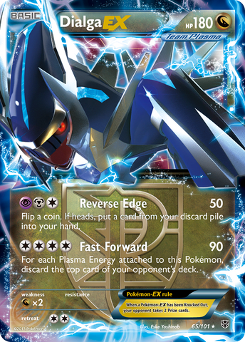 Dialga EX (65/101) [Blanco y negro: Explosión de plasma] 