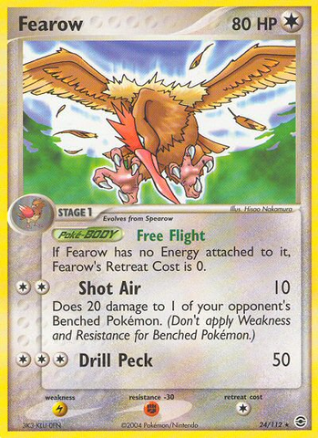 Fearow (24/112) [EX: Rojo fuego y verde hoja] 