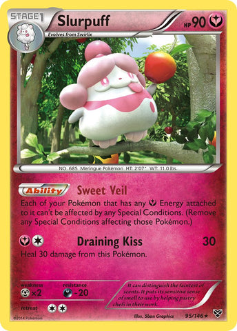 Slurpuff (95/146) (Exclusivo de la cubierta temática) [XY: Conjunto básico] 