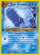 Omanyte oscuro (37/105) [Neo Destiny 1.ª edición] 