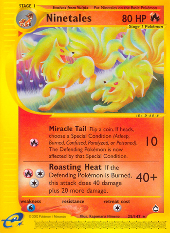 Ninetales (25/147) [Acuápolis] 