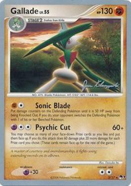 Gallade LV.55 (2/17) (Bloqueo psíquico - Jason Klaczynski) [Campeonato Mundial 2008] 