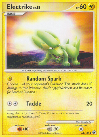Electricike (64/100) [Diamond &amp; Pearl: Majestic Dawn] 