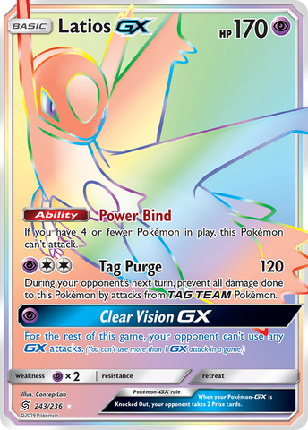 Latios GX (243/236) [Sol y Luna: Mentes Unificadas] 
