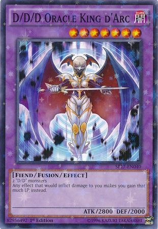 D/D/D Oráculo Rey de Arco [SP17-EN040] Starfoil Raro 