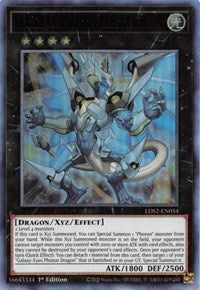 Dragón Explosivo de Fotones Starliege (Azul) [LDS2-EN054] Ultra raro 