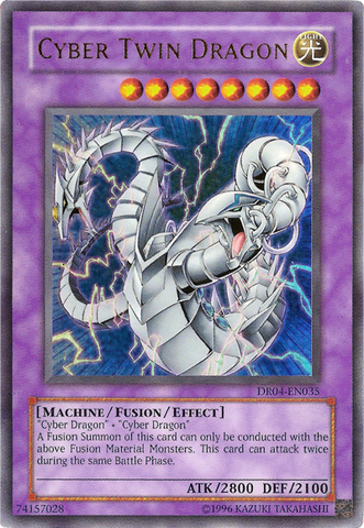 Dragón Gemelo Cibernético [DR04-EN035] Ultra Raro 