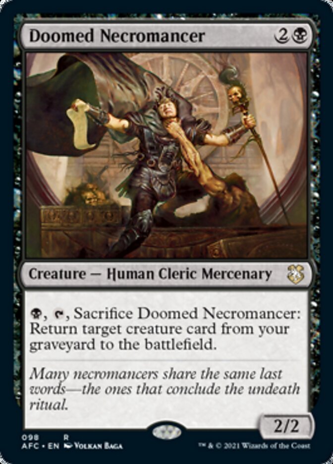 Nigromante condenado [Dragones y Mazmorras: Aventuras en los Reinos Olvidados Commander] 