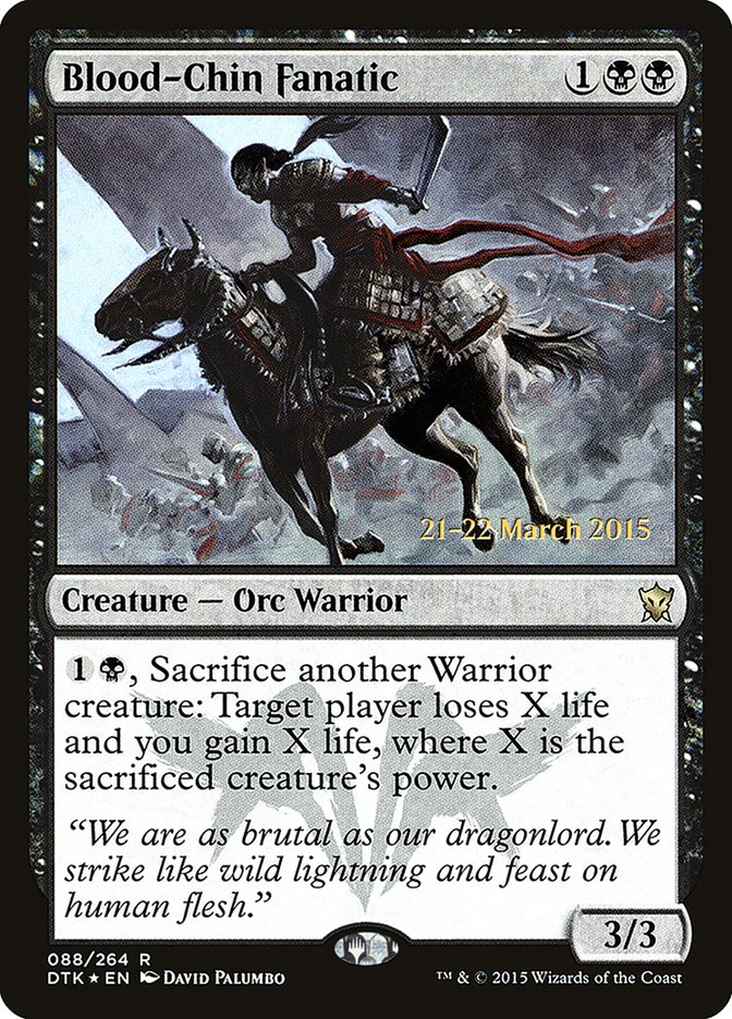 Fanático de Blood-Chin [Promociones de presentación de Dragones de Tarkir] 