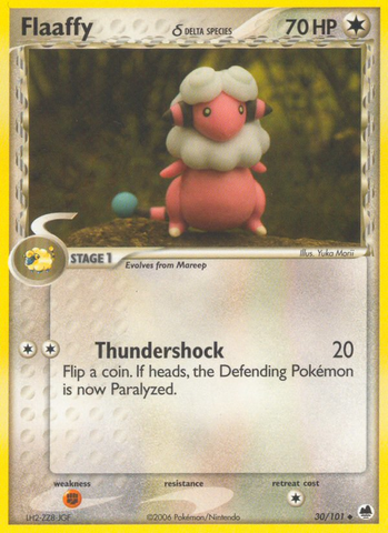 Flaaffy (30/101) (Especie Delta) [EX: Dragon Frontiers] 