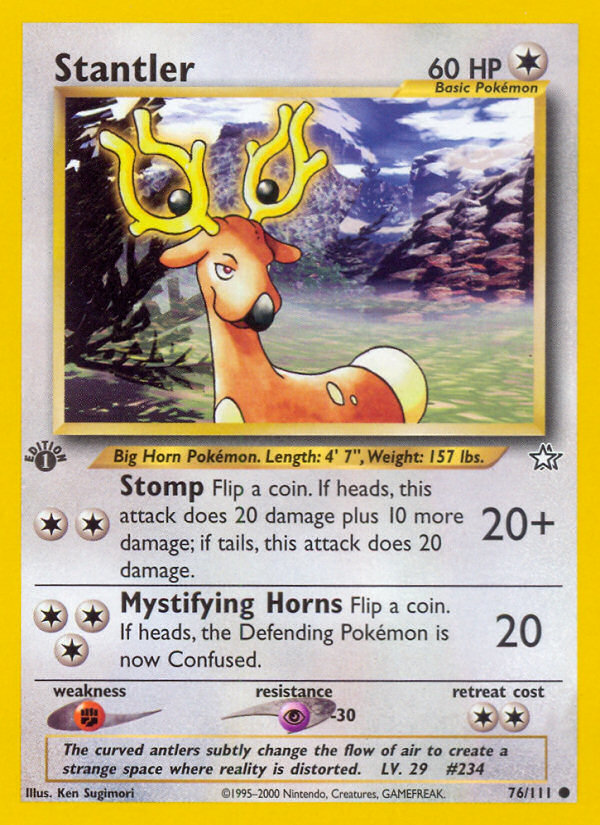 Stantler (76/111) [Neo Génesis 1.ª edición] 