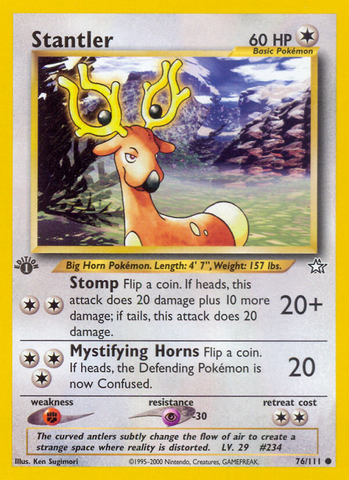 Stantler (76/111) [Neo Génesis 1.ª edición] 