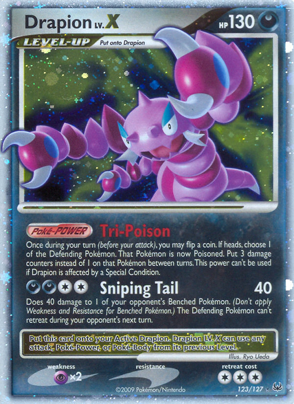 Drapion LV.X (123/127) [Platino: Conjunto básico] 