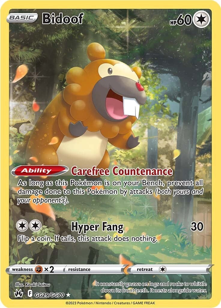 Bidoof (GG29/GG70) [Espada y escudo: Crown Zenith] 