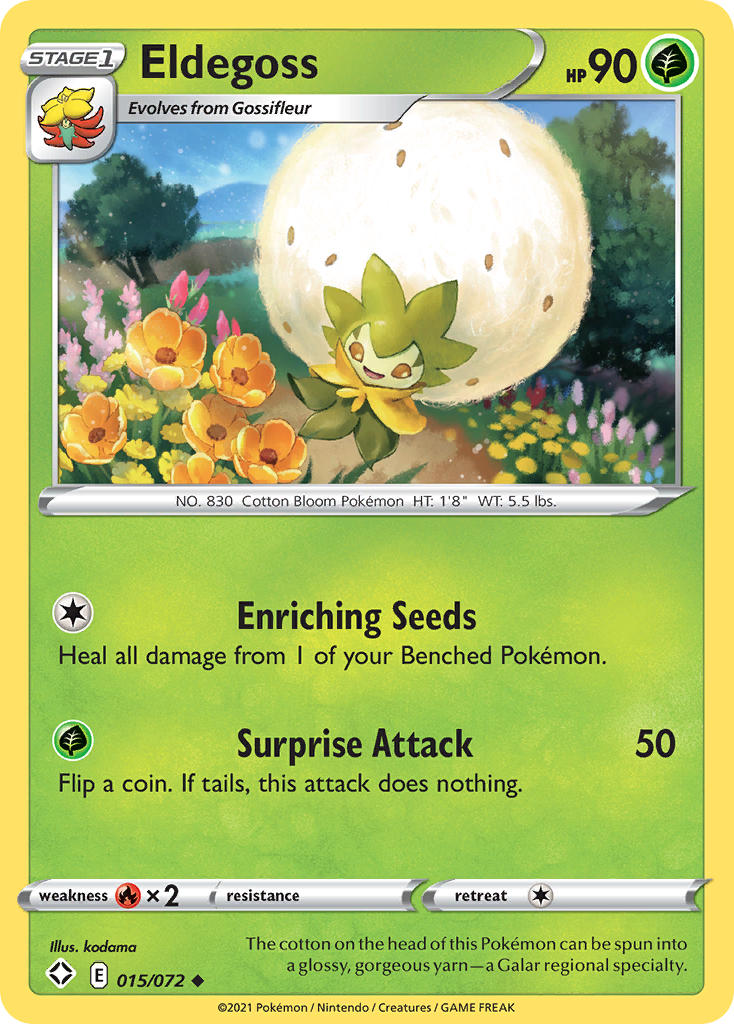 Eldegoss (015/072) [Espada y escudo: Destinos brillantes] 