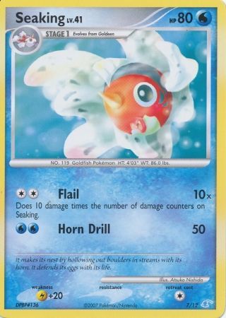 Seaking (7/12) [Diamond &amp; Pearl: Kit de entrenador - Manaphy] 