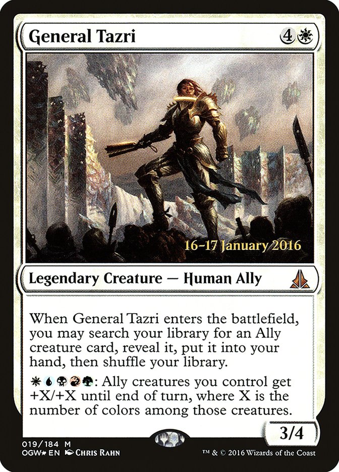 General Tazri [Promociones de presentación del juramento de los Guardianes] 