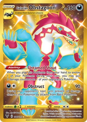 Obstagoon de Galar (198/185) [Espada y escudo: voltaje vívido] 