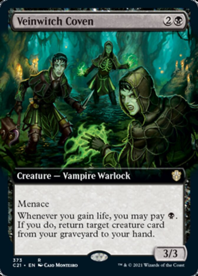 Aquelarre Veinwitch (Arte extendido) [Commander 2021] 
